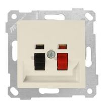 RİTA MEK TUŞ HOPARLÖR PRİZİ KREM 1